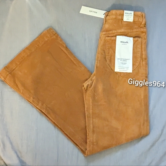 ROLLA'S East Coast Flare Cords Corduroy Pants Jeans - Picture 3 of 7